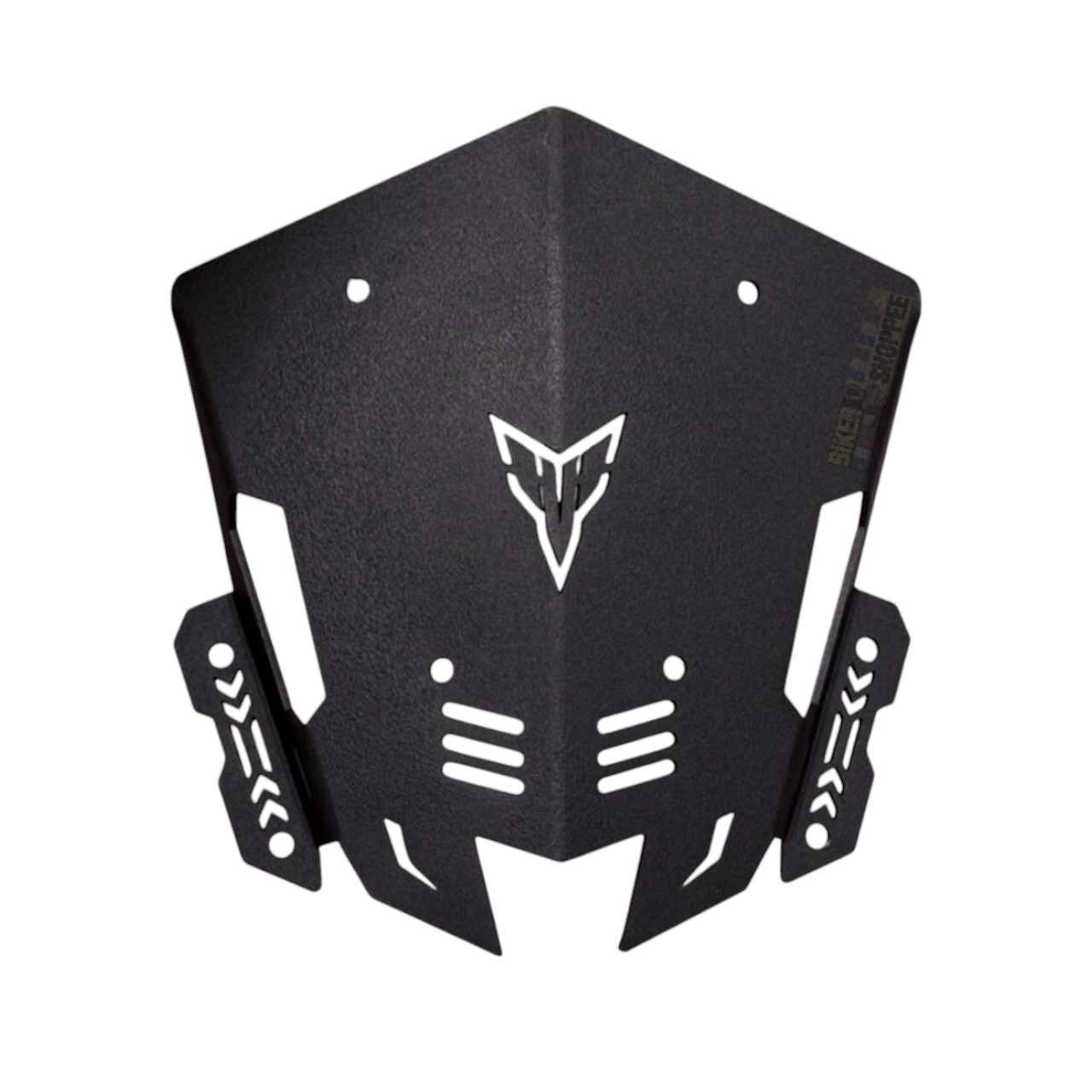 B.K ACCESSORIES YAMAHA MT-15 Bike Metal Visor - Black Headlight Visor