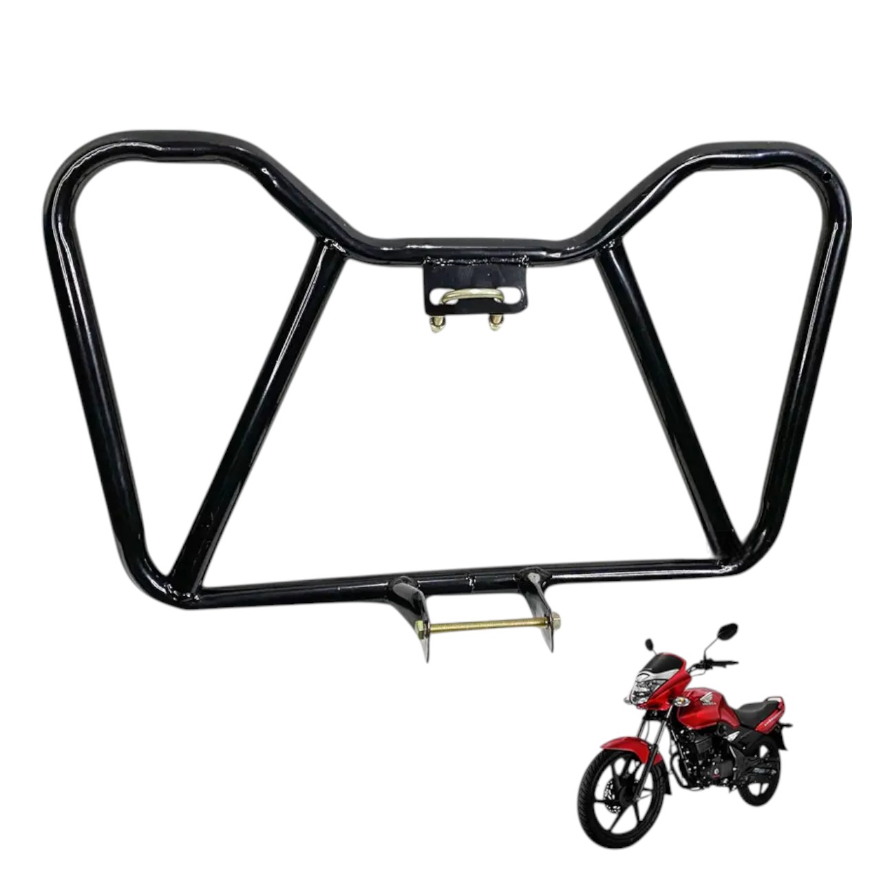 B.K ACCESSORIES Bike Butterfly Style Front Leg Guard Safety Protector for Honda CB Unicorn Bike Cras