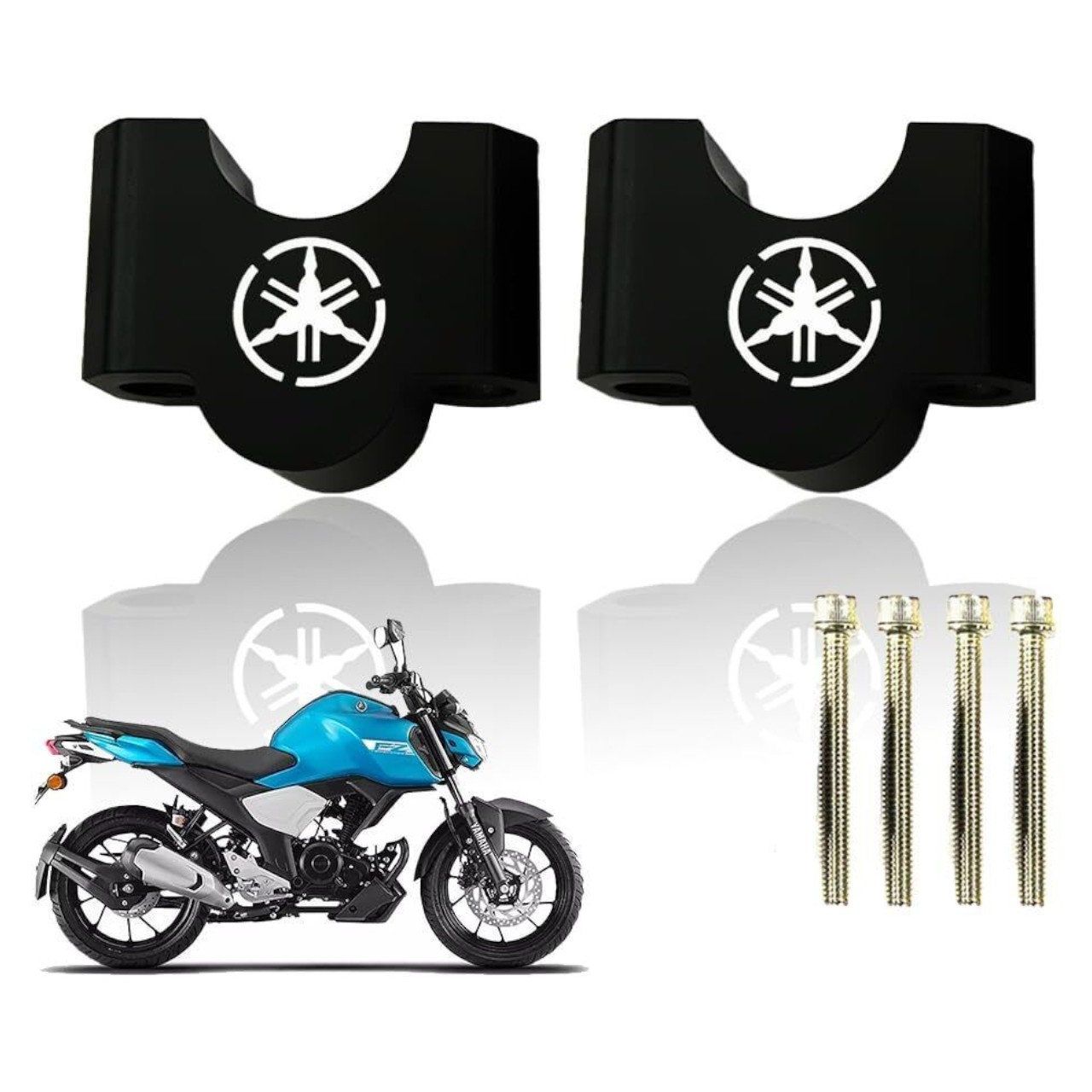 B.K ACCESSORIES FZ Bike Handle Raiser |  To Reduce Riding vibretion 