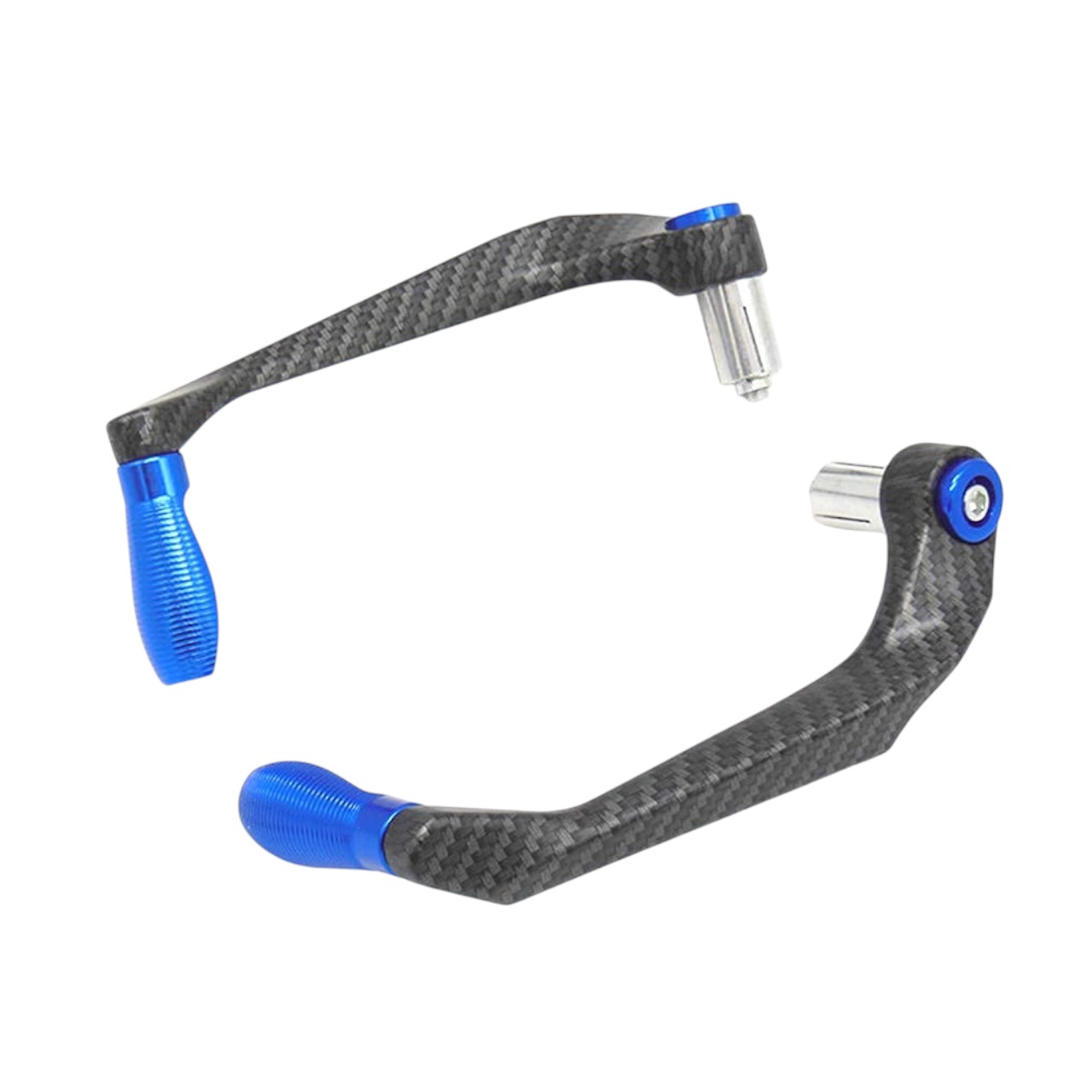 B.K ACCESSORIES Bike Universal Lever Guard Adjustable Brake Clutch Aluminium Material Black Blue