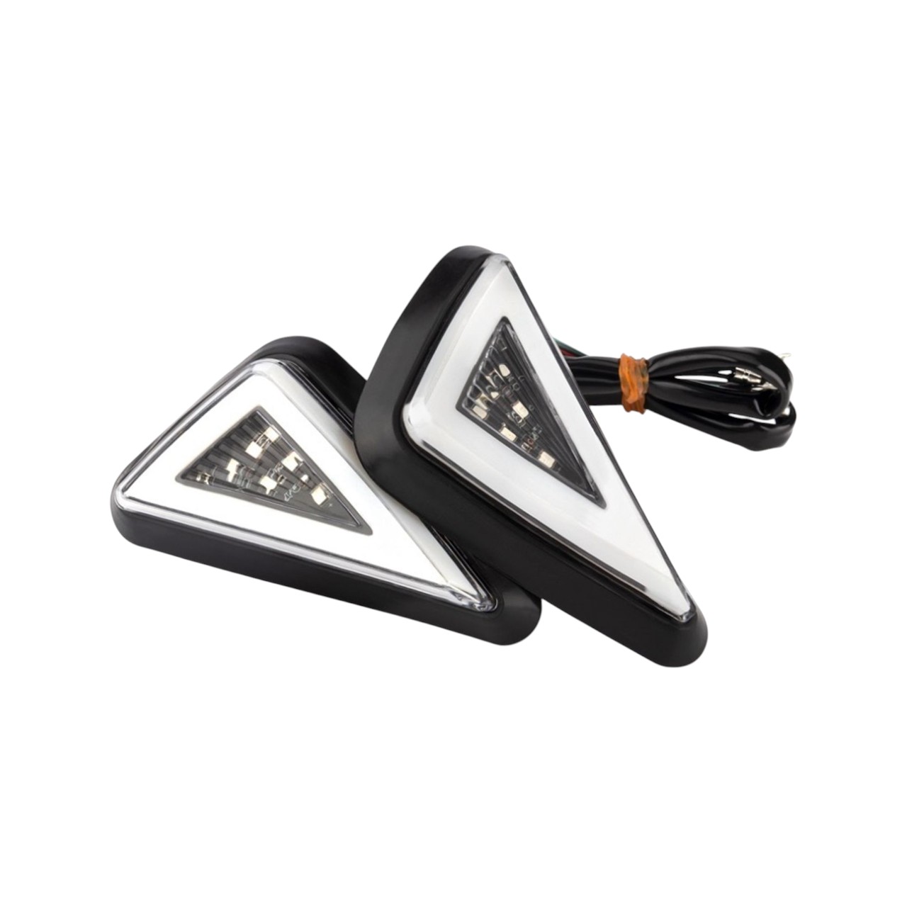 B.K ACCESSORIES Front LED Indicator Light for Yamaha R15 V3, R15 V1, R15, R1  (White, Yellow)