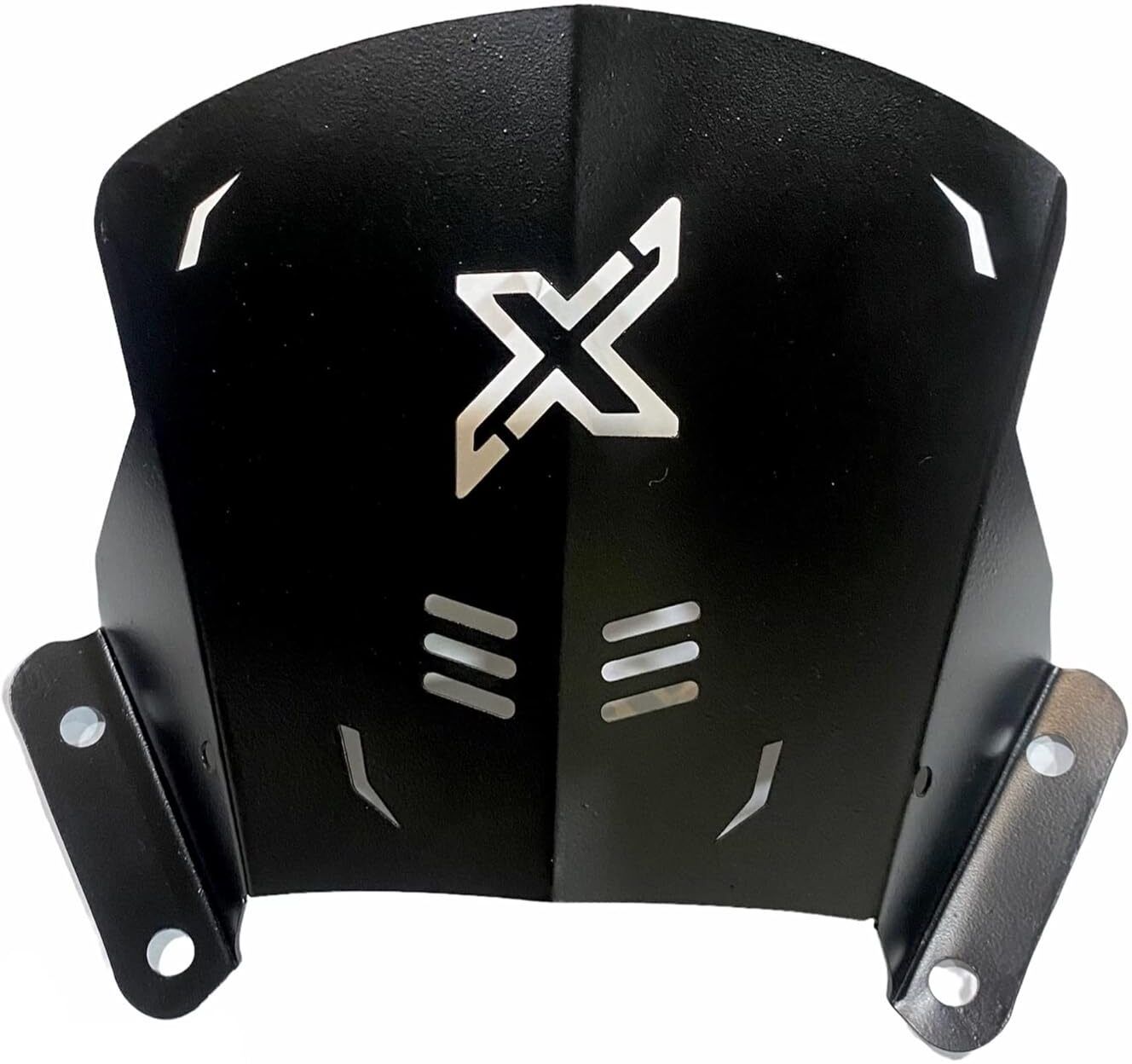 B.K ACCESSORIES Bike Visor Metal Black for Hero Xpulse 200 4v All Model Bike Headlight Visor