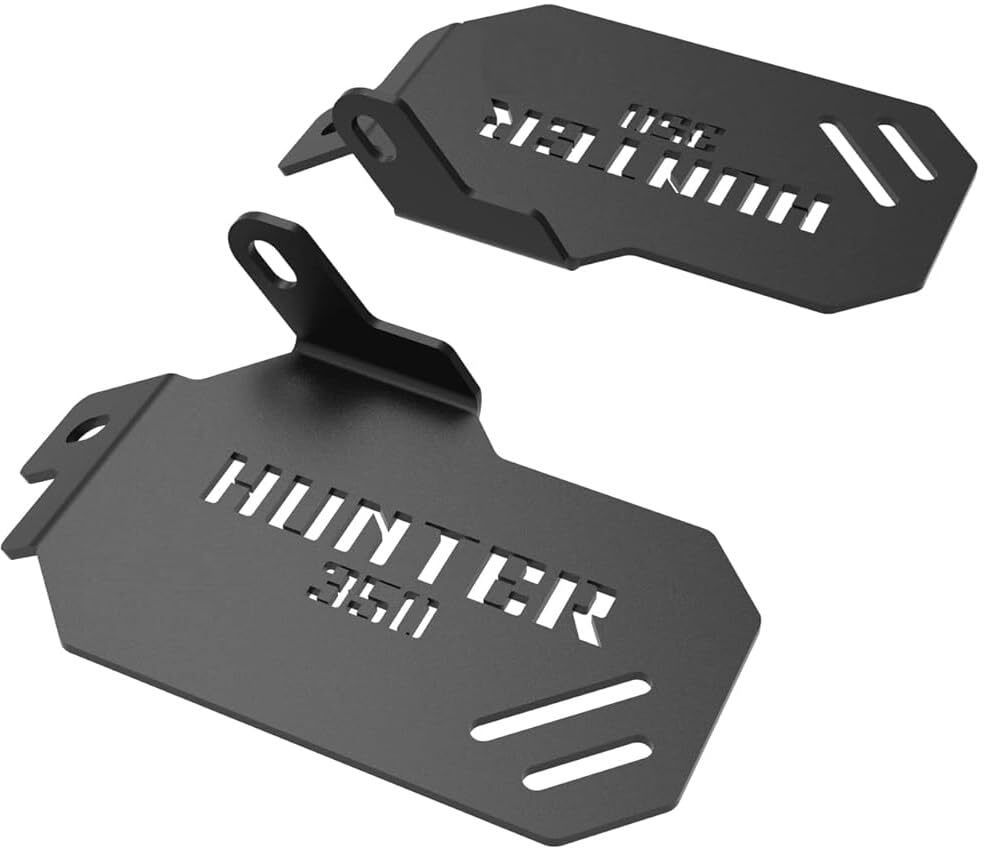 B.K ACCESSORIES Pillion Footrest for RE Hunter 350 Both Sides Foot Step Rest Plates Foot Rest  (Blac