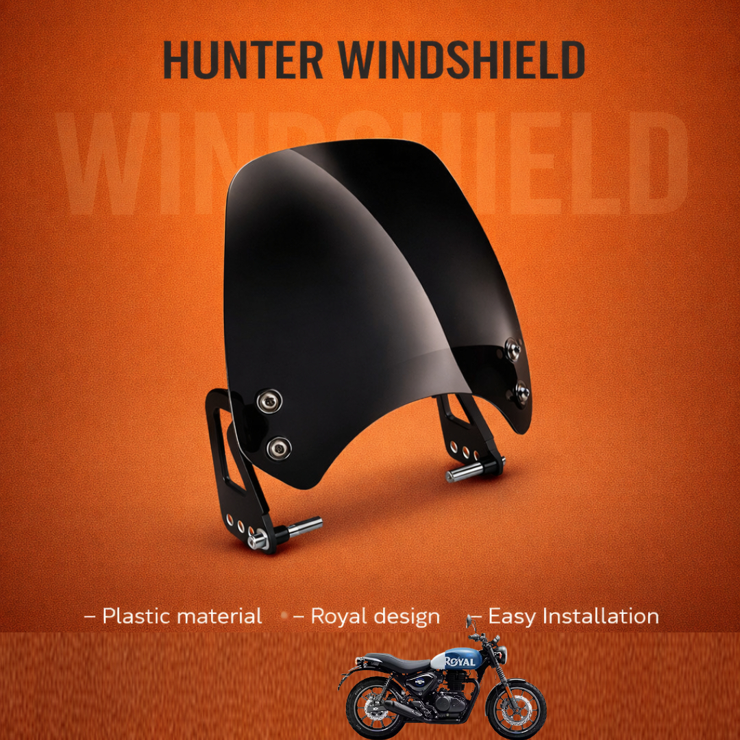 B.K ACCESSORIES olycarbonate Visor Glass Compatible for Hunter 350cc